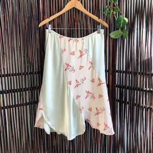 Gorgeous Silk Hummingbird skirt